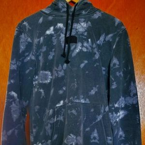 Hooded Aeropostle Sweatshirt, Grey Tye-dye, Size Adult Small